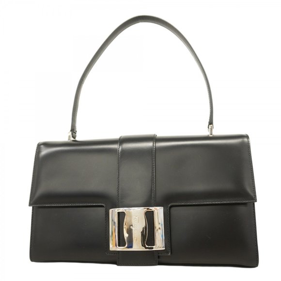 Salvatore Ferragamo Shoulder Bag, Leather, Black, Women's, P1148313 - Picture 1 of 10